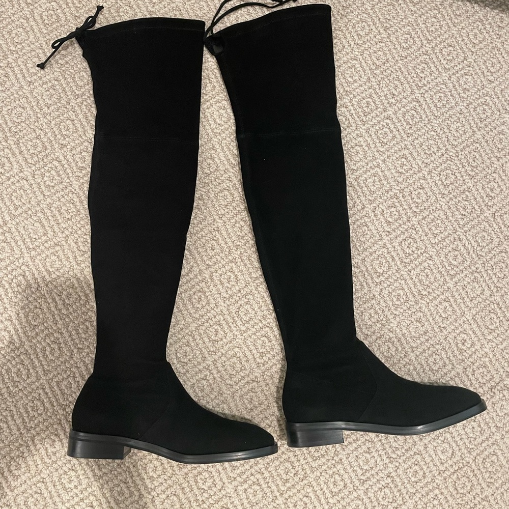 Stuart Weitzman Jocey Suede over the knee boots